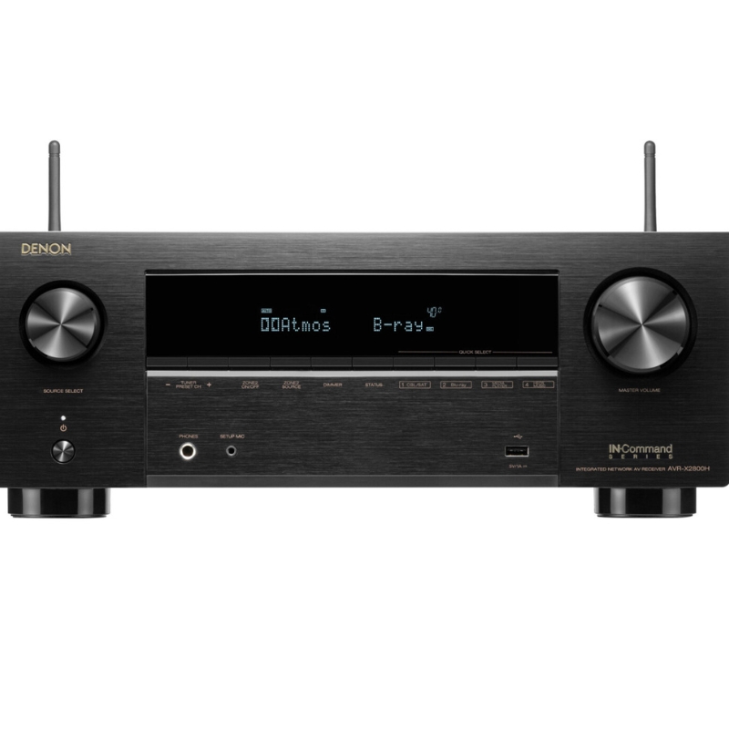 Klipsch Reference R800F 5.1.2 DOLBY ATMOS PACK With Denon AVR-X2800H AV Receiver - Image 3
