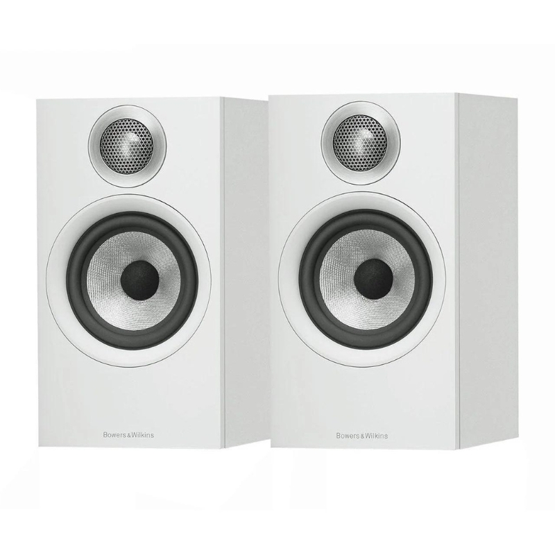 Bowers and Wilkins 607 S2 Anniversary Edition Bookshelf Speaker (Pair) (White)