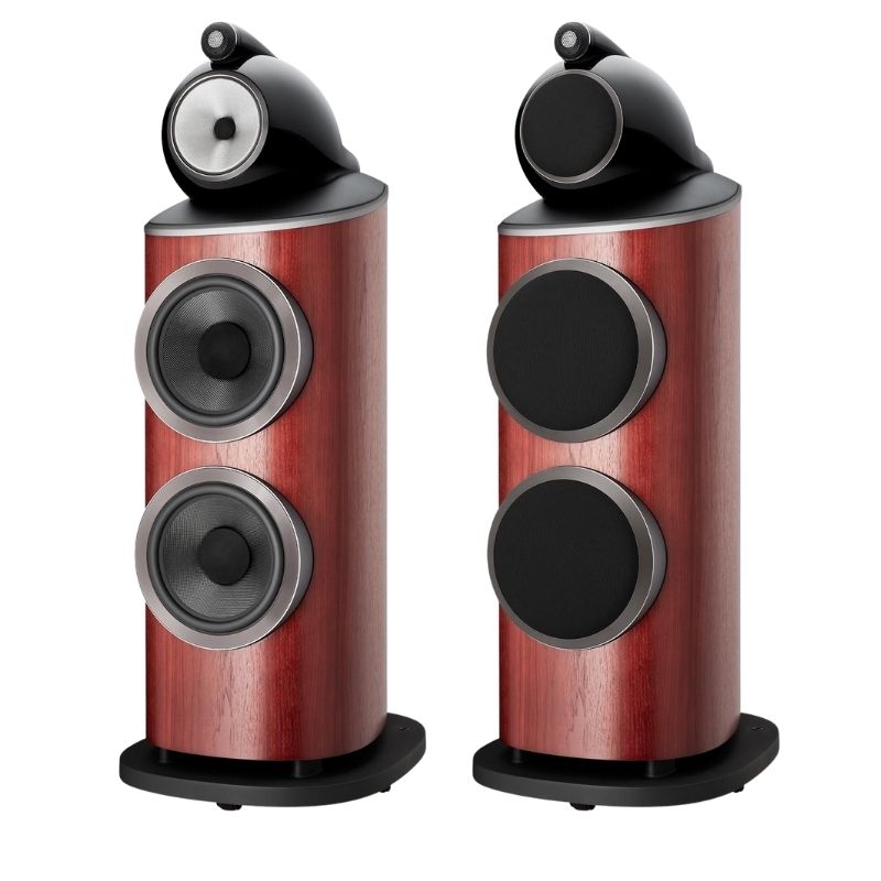 Bowers and Wilkins 801 D4 Floorstanding Speaker Satin Rosenut