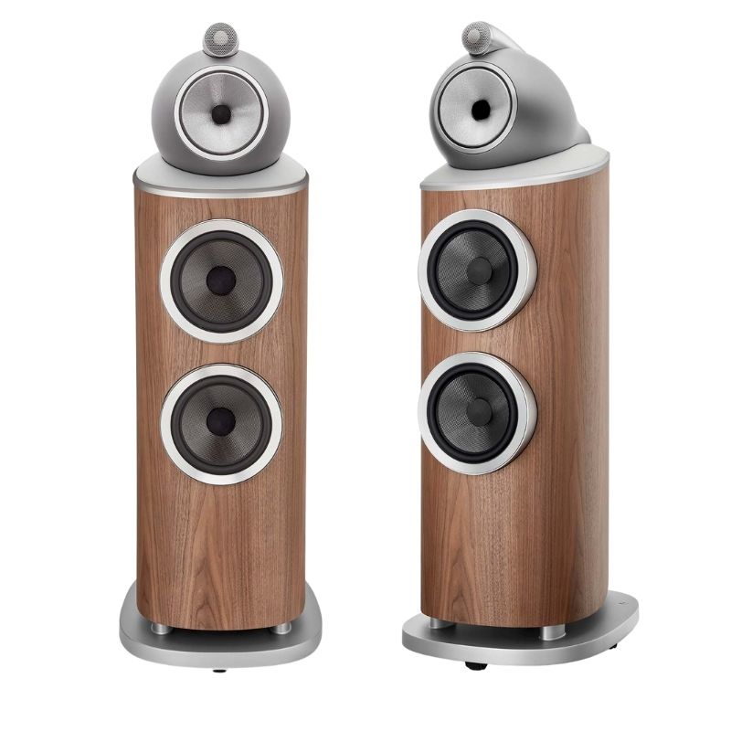 Bowers and Wilkins 802 D4 Floorstanding Speaker Satin Walnut