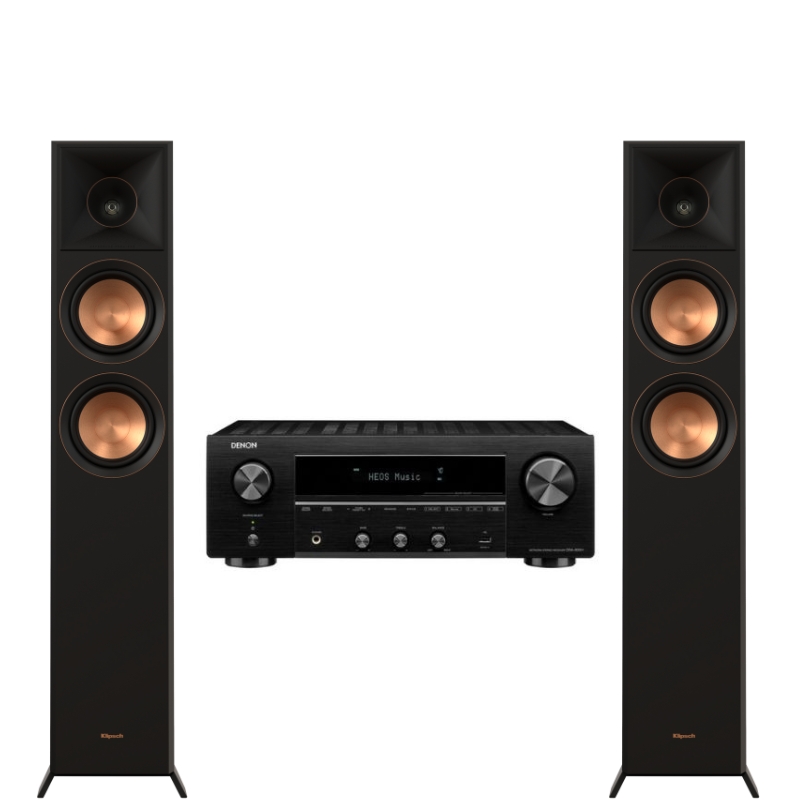 Denon DRA800H Network Receiver With Klipsch RP5000F II Floorstanding Speakers