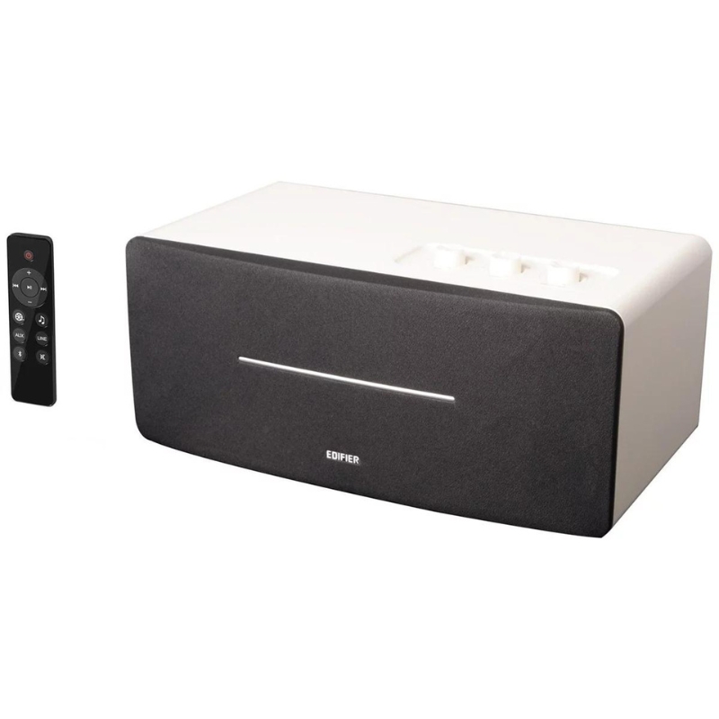 Edifier D12 Integrated Desktop Stereo Speaker (White) - Image 2