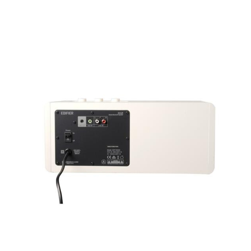 Edifier D12 Integrated Desktop Stereo Speaker (White) - Image 3