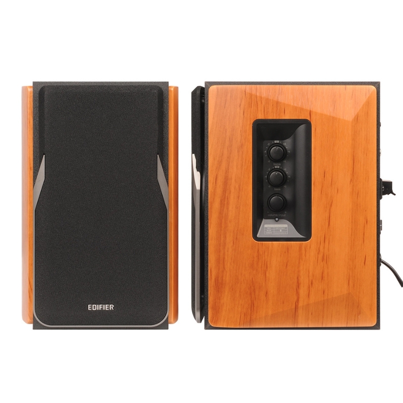 Edifier R1380T 2.0 Multimedia Speakers (Brown) - Image 2