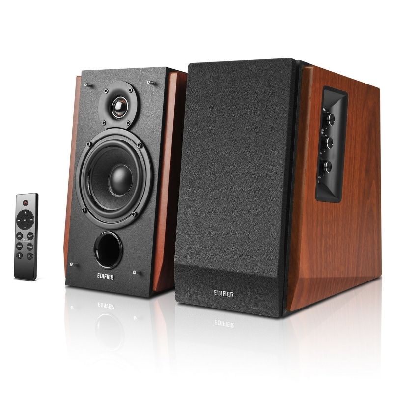 Edifier R1700BTs Active Bookshelf/ Multimedia Speaker (Brown)