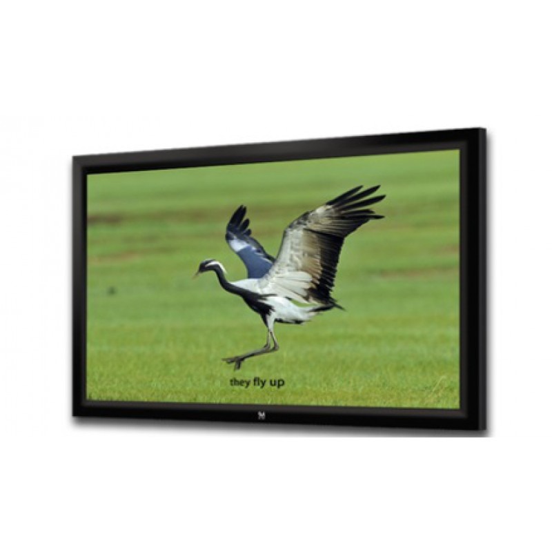 JK-F9 92 16:9 Fixed Frame Screen With Matt White Fabric