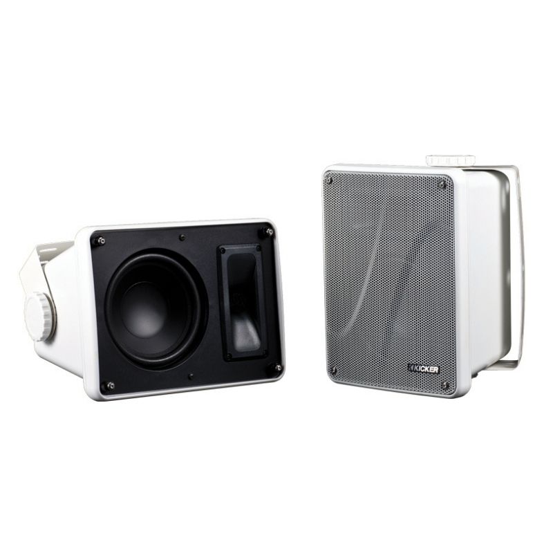 Kicker KB6000 Speakers (White)