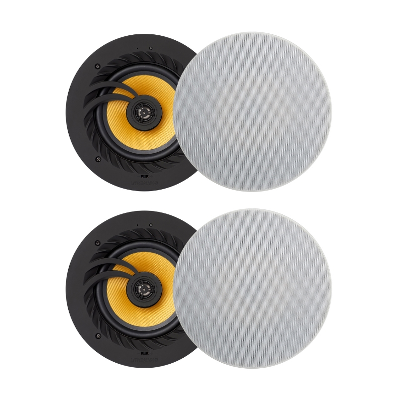 Lithe Audio Bluetooth 5 Wireless 6.5" Ceiling Speaker (2 Active And 2 Passives)