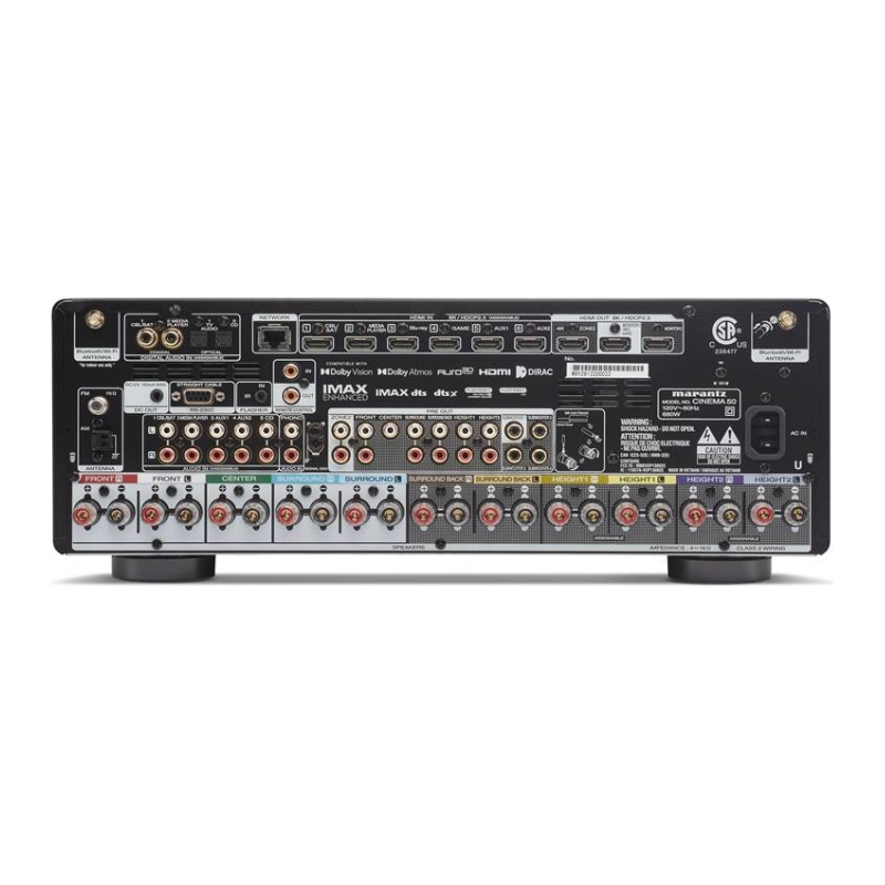 Marantz Cinema 50 9.4 AV Receiver (Silver) Plus Denon Home 250 - Image 3
