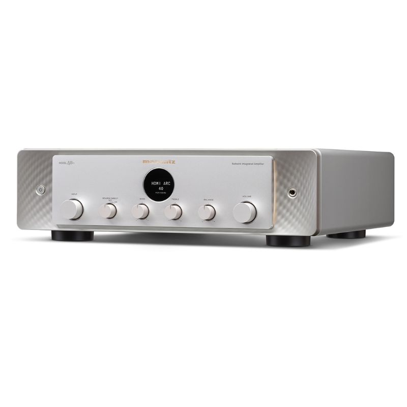 Marantz MODEL 40n Integrated Stereo Amplifier With Streaming Built-In (Silver)