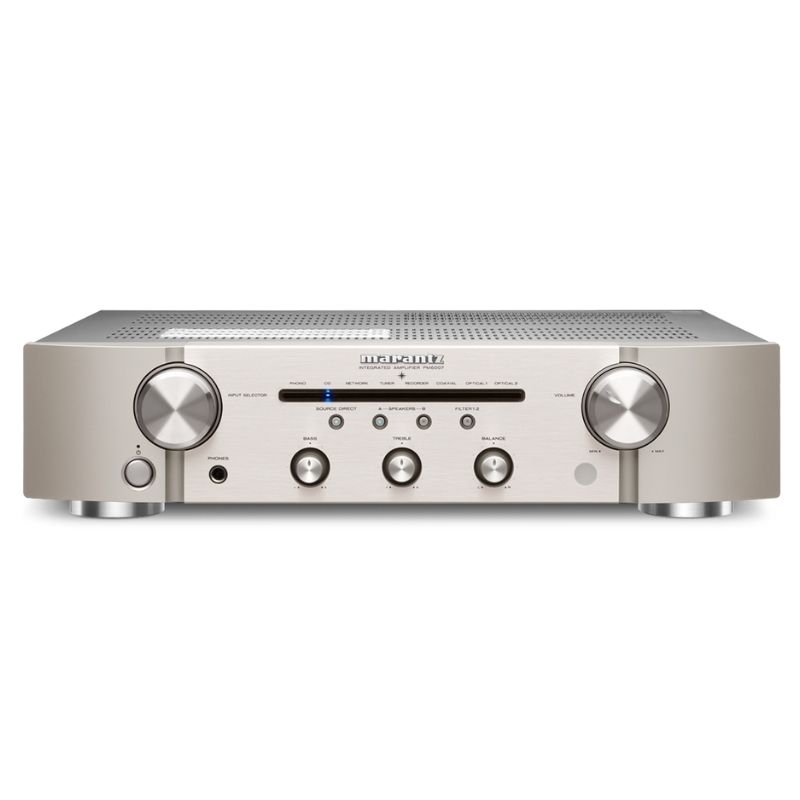 Marantz PM6007 Integrated Amplifier with Digital Connectivity (Silver)