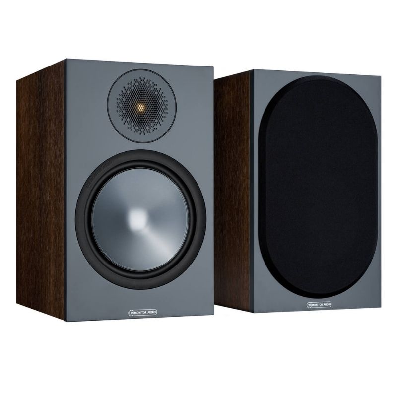 Monitor Audio Bronze 100 Bookshelf Speakers 6G Pair (Walnut)