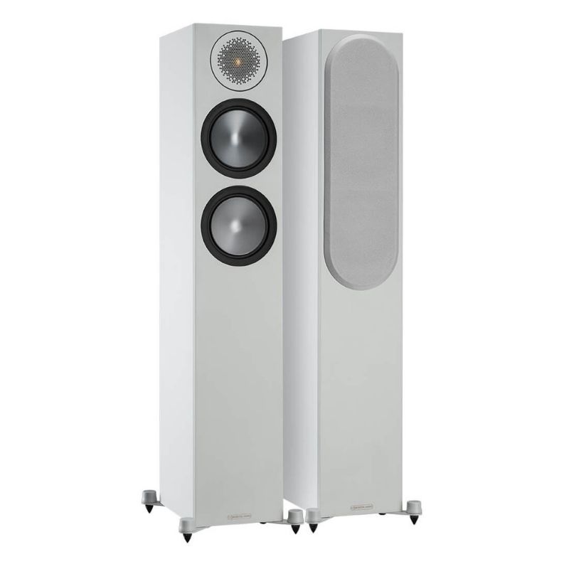 Monitor Audio Bronze 200 Bookshelf Speaker (White)