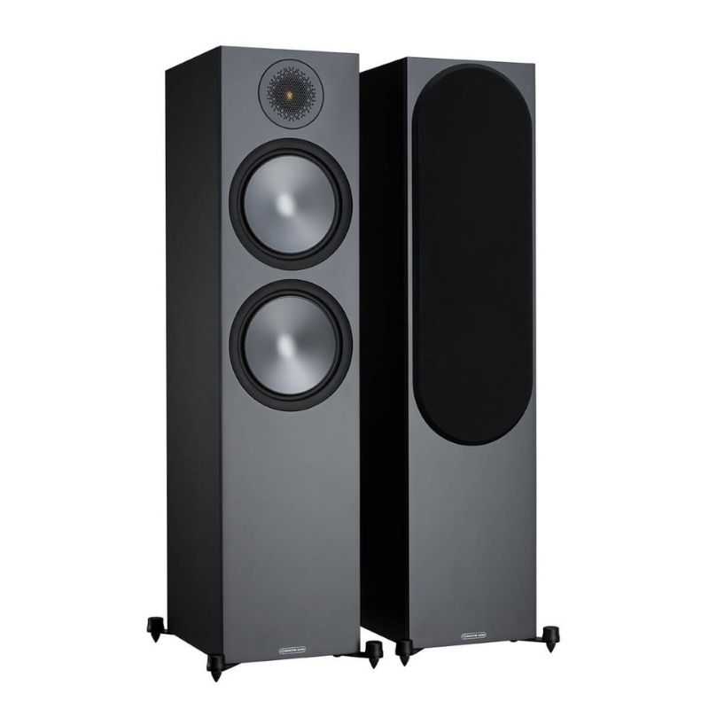 Monitor Audio Bronze 500 Floorstanding Speakers 6G Pair (Black) Pair