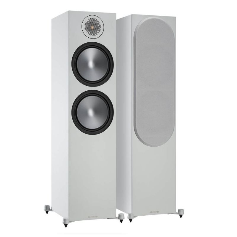 Monitor Audio Bronze 500 Floorstanding Speakers 6G Pair (White) Pair