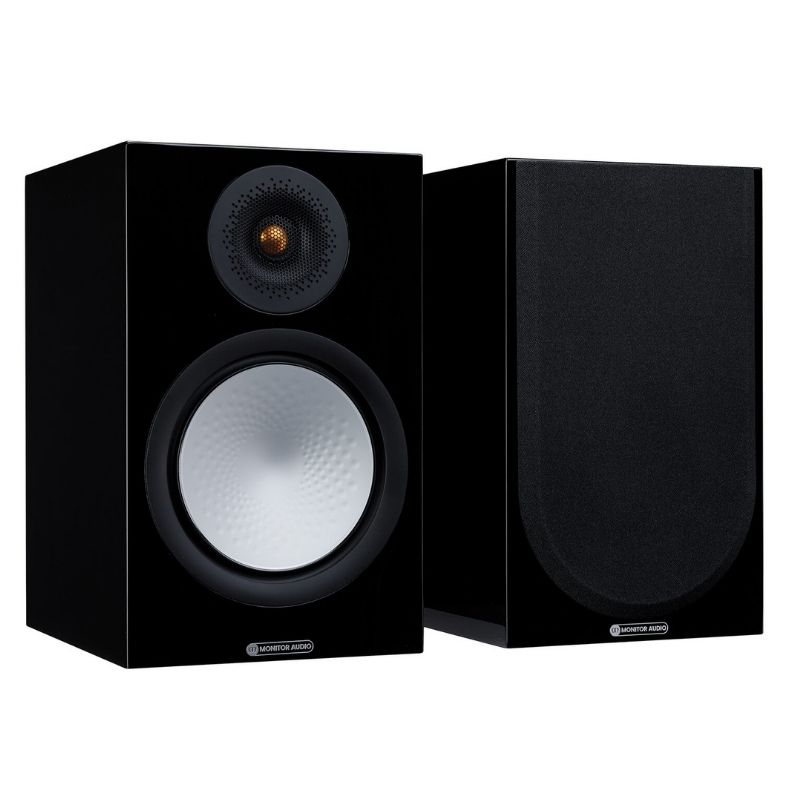 Monitor Audio Silver 100 7G Bookshelf Speakers (Black Gloss)