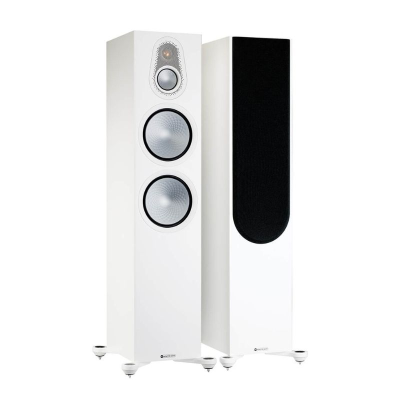 Monitor Audio Silver 500 7G Floorstanding Speakers (Satin White)
