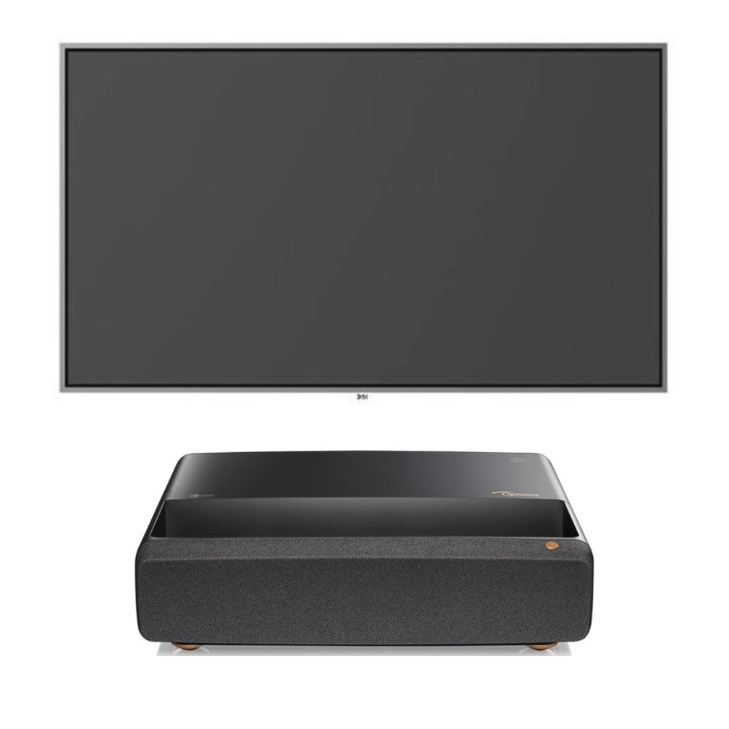Optoma L1 4LED Home Projector With 120 Inch Projector Screen Combo