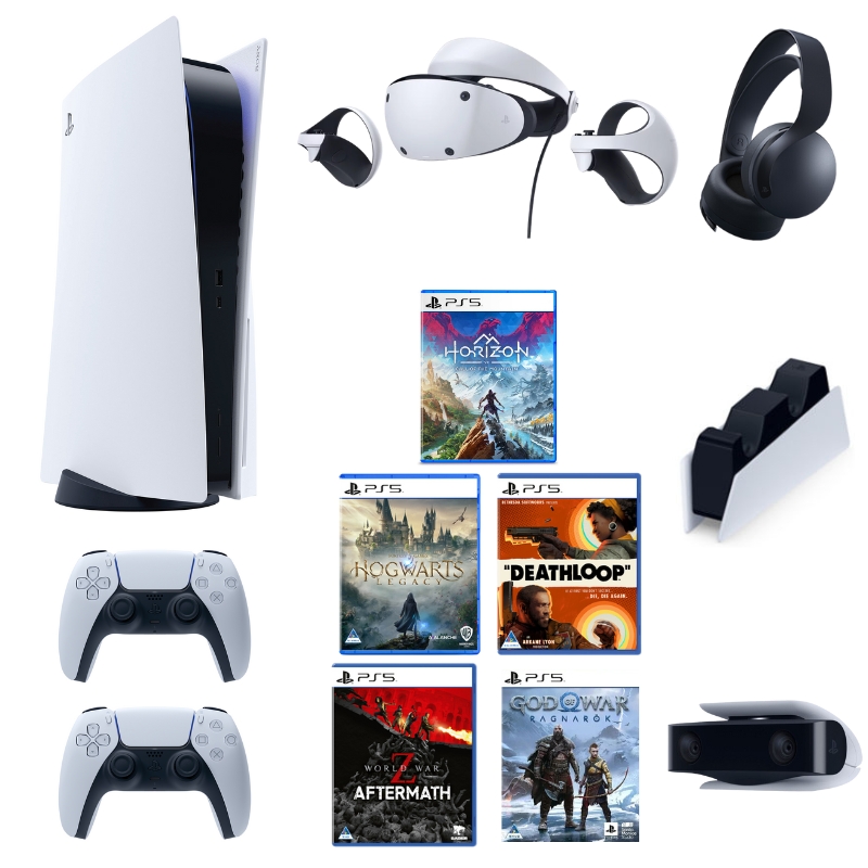 Playstation 5 VR Bundle with 5 Games And Accessories - Strictly Online!