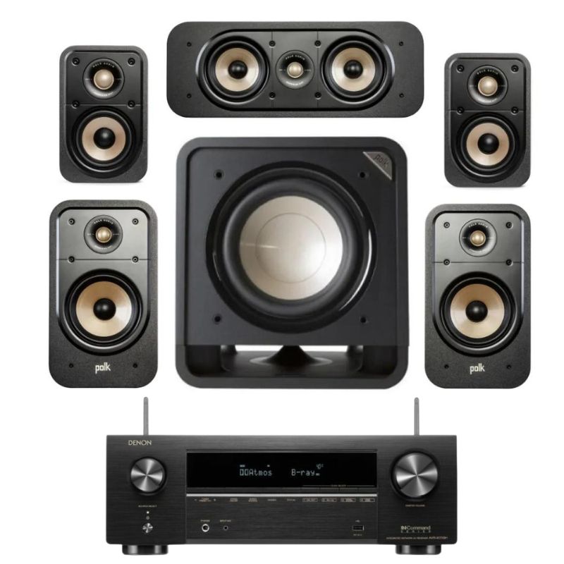 Polk Signature Elite ES20 5.1 Home Theatre System with Denon AVR-x1700H Amplifier