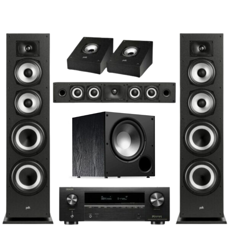 Polk MXT70 5.1 Home Theatre Package with Denon AVR-X1700H AV Receiver