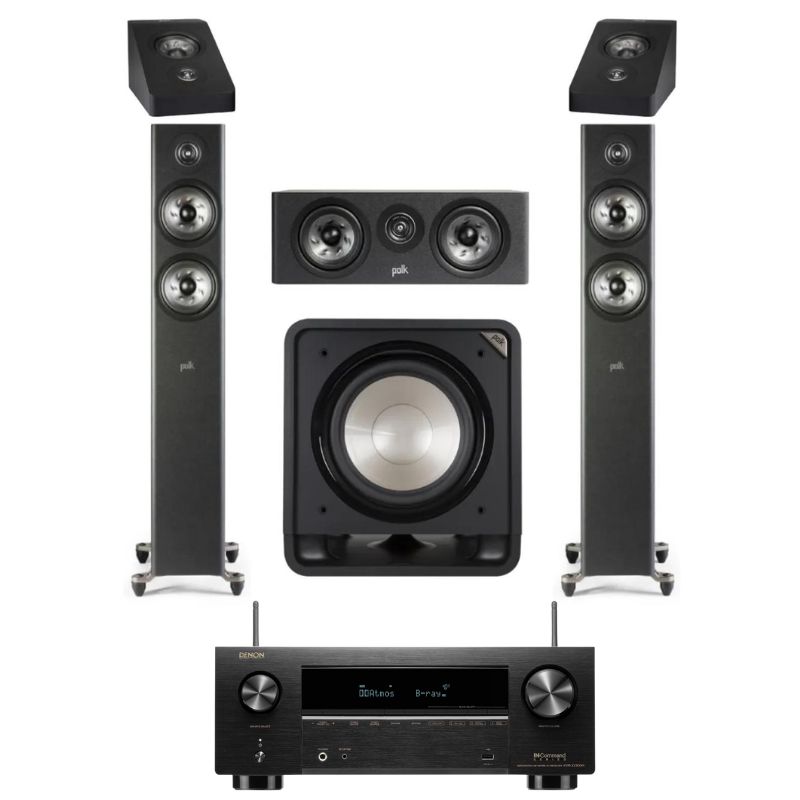 Polk Reserve R500 5.1 Home Theatre Package with Denon AVR-x2800H Amplifier