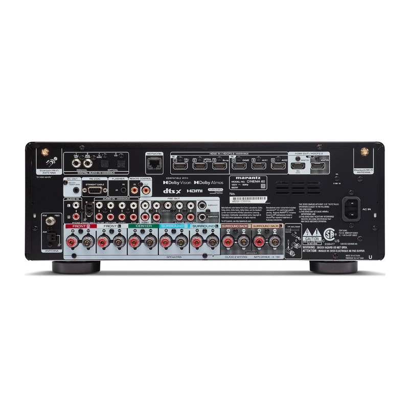 Marantz Cinema 60 7.2 AV Receiver (Silver) Plus Denon Home 250 - Image 3