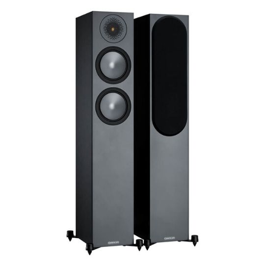 Monitor Audio Bronze 200 Floorstanding Speakers (Black) 6G Pair